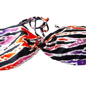 Apostrophe Swimwear Women's Multicolor Bikini Top Size L NWT